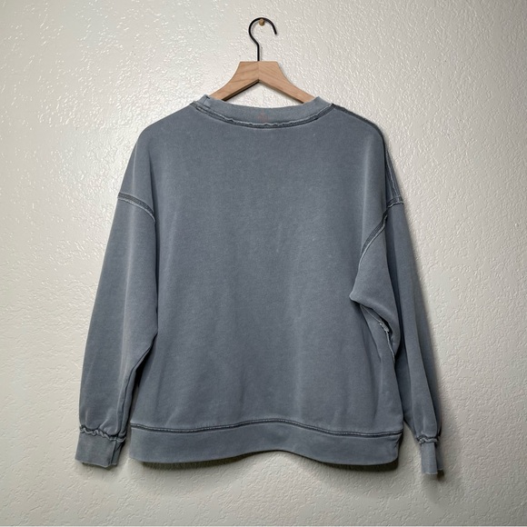 FP Movement Free People Solid Metti Crew Oversized Distressed - Picture 9 of 12